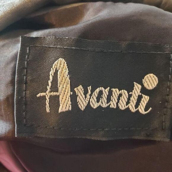 Avanti vintage Womens Leather Jacket Size 8 Black & Gray Asymmetrical Zip moto - Picture 5 of 11